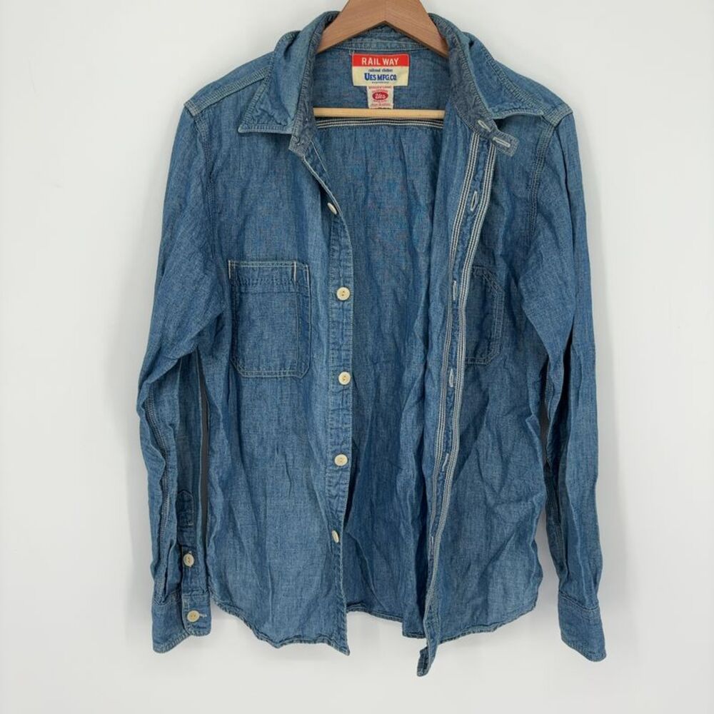 UES Blue Button-Up Shirt